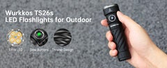 Wurkkos TS26S EDC Flashlight, 4*519A LEDS $48.00