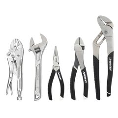 Husky Pliers and Wrench Set (5-Piece) - $17.98