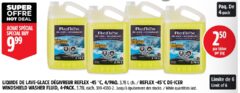 Reflex De-Icer Windshield Washer Fluid, -45°C, 3.78L, 4-pk $9.99 (reg. $27.99) November 27 to December 7
