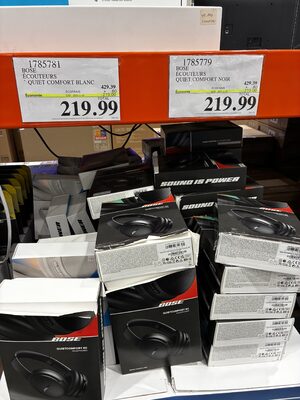 Bose QuietComfort Headphones - $219 (Online and in Warehouse)