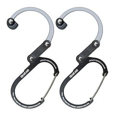 ATL 2 pack - HEROCLIP Carabiner Gear Clip and Hook (Medium) $27