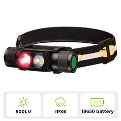 Hunting / General Purpose Headlamp - Wurkkos H25LR - $17.10 with coupon. Taxes and shipping extra.