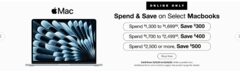 Spend and Save on Select MacBooks