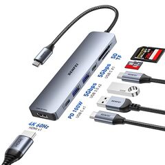 Benfei USB-C hub w/ 4k60, PD, USB A&C, SD - $12