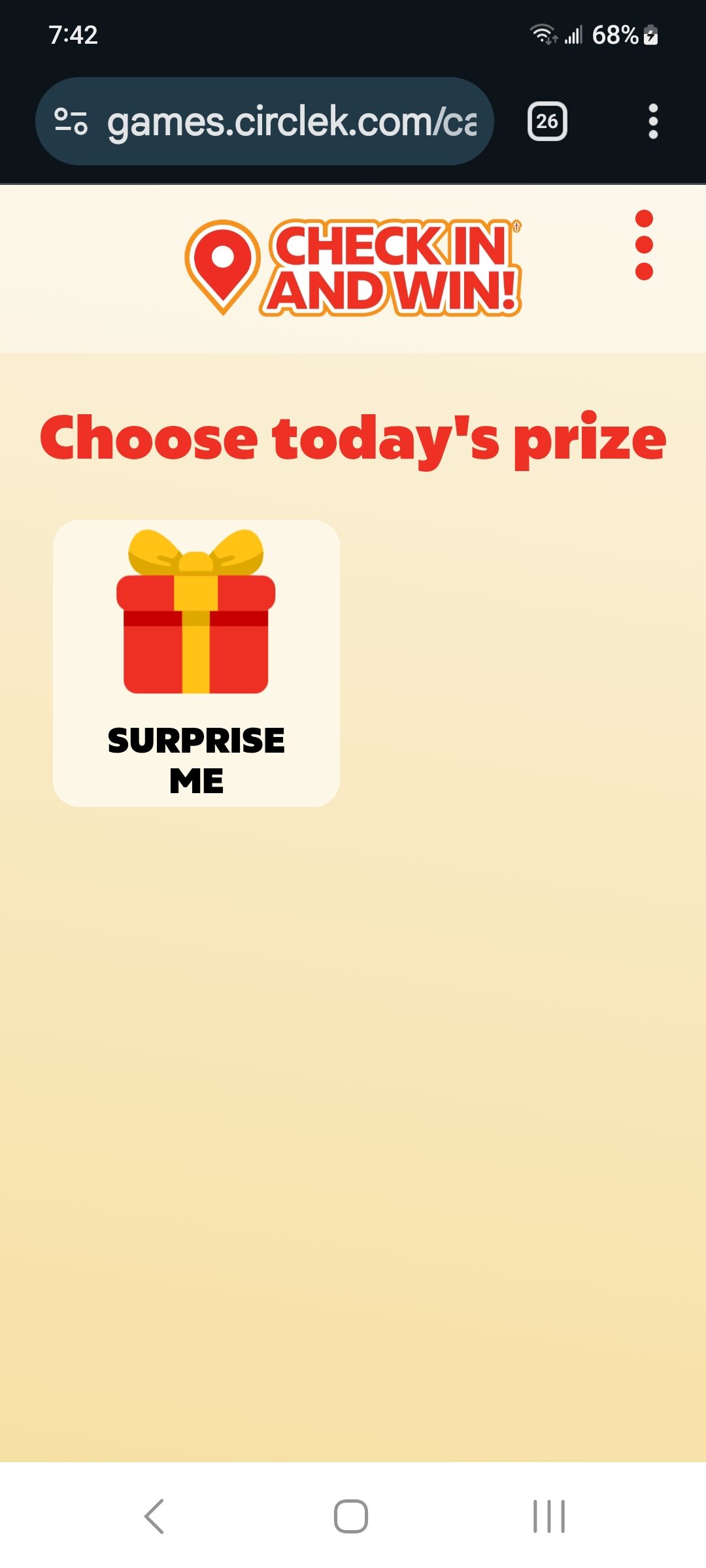 [Daily] 2026/04/27 Circle K Canada Check In And Win Contest [No NU, YT ...