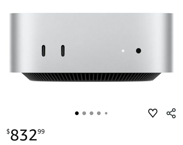 M4 Mac Mini [256GB back in stock] - $832.99 (CAD) - RedFlagDeals