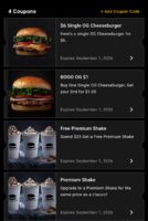 J jenviea 3d ago $6.00 $8.99 ON $6 OG single patty cheeseburger, $10 for two APP coupons The Burger Priest 5 11 YMMV