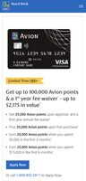 [Royal Bank] Avion Visa Infinite Business 100,000 Pts + FYF