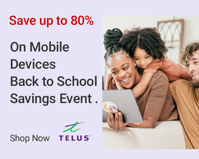 TELUS Back to School Savings Event Sep18-24