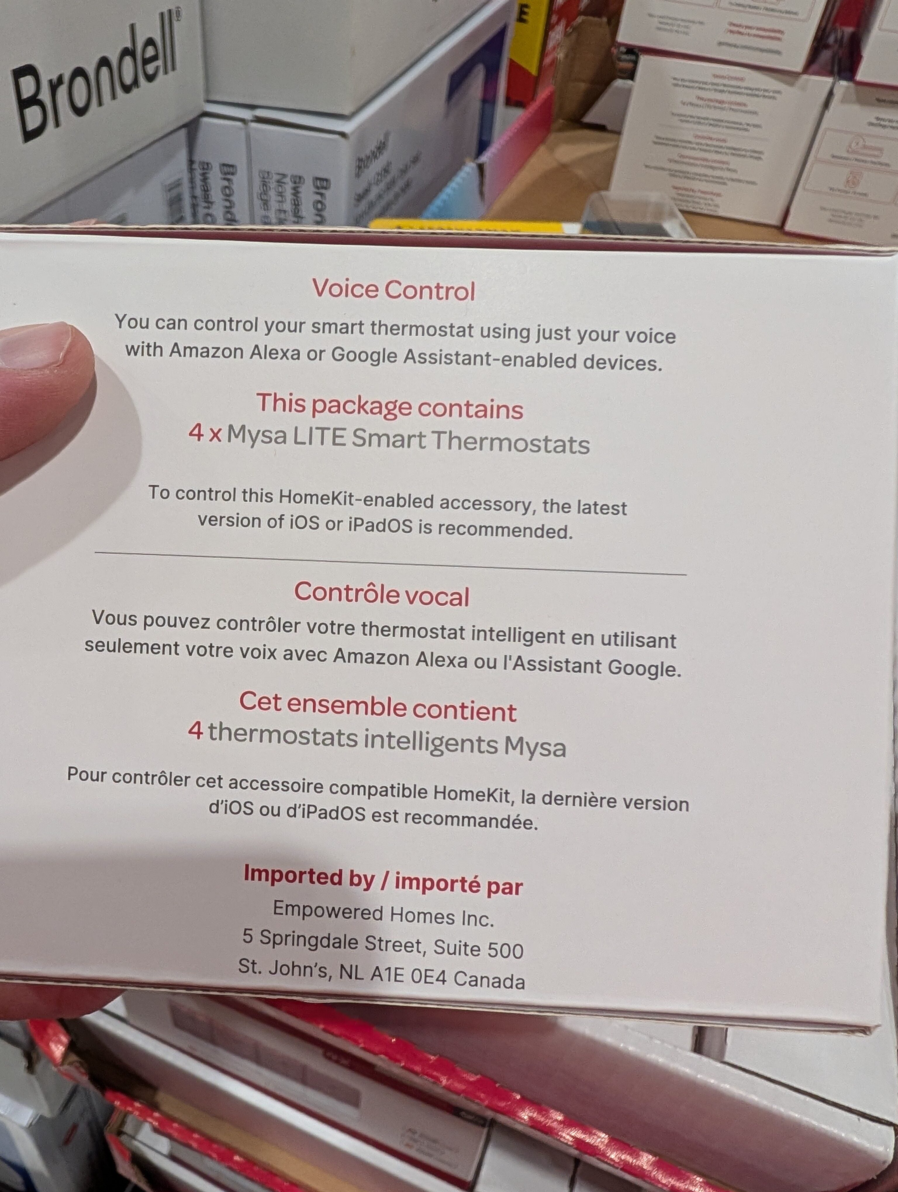 [Costco] Costco - Mysa Smart Thermostat LITE 4 Pack - $69.99 IN STORE ...