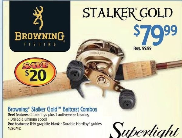 gold baitcaster