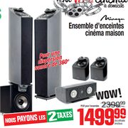Mirage Speaker System - $1499.99