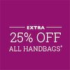 Additional 25% Off Handbags