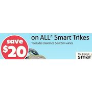 All Smart Trikes - $20.00 off