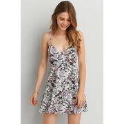 Aeo Lace Up Fit & Flare Dress - $46.53