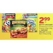 Betty Crocker Dunkaroos or Fruit Snacks 128 g-138 g or Nature Valley Granola Bars 130 g-230 g - $2.99