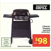 Backyard Grill 2-Burner Propane Gas Grill - $98.00