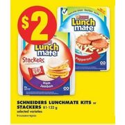 Schneiders Lunchmate Kits or Stackers - $2.00