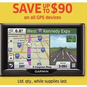 All GPS Devices  - Up to $90.00  off