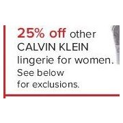 Calvin Klein Lingerie for Women - 25% off