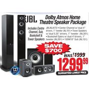 Dolby Atmos Home Theatre Speaker Package - $1299.99 ($700.00 off)