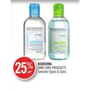 25% Off Bioderma Skin Care Products