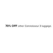 Connoisseur 3 Luggage - 70% off