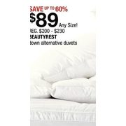 Beautyrest Down Alternative Duvets  - $89.00 (Up to 60%  off)