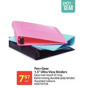 Pen+Gear 1.5"Ultra View Binders - $7.97