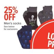 Men's Socks - 25% off