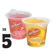 Del Monte Fruit Cups  - 3/$5.00