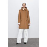 Coat With Wrap Collar - $139.00