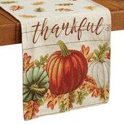 Thankful Pumpkin Tapestry Table Runner - $7.99 ($22.00 Off)