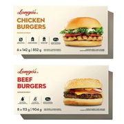 Longo's Beef or Chicken Burgers - $11.99