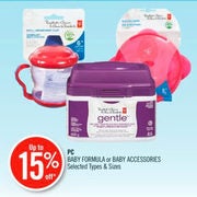 PC Baby Formula Or Baby Accessories - Up to 15% off