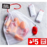 3 Pc. Fruits & Vegetable Reusable Mesh Bag Set - $5.00 (37% off)