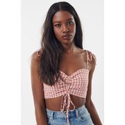 Gingham Bustier With Ties - $20.00 ($9.95 Off)