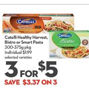 Catelli Healthy Harvest, Bistro Or Smart Pasta  - 3/$5.00 ($3.37 off)