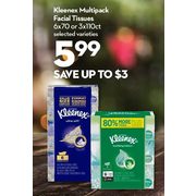 Kleenex Multipack Facial Tissues - $5.99 (Up to $3.00 off)