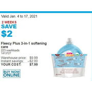 Fleecy Plus 3-in-1 Softening Care - $7.99 ($3.00 off)