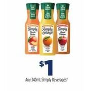 Simply Beverages - $1.00
