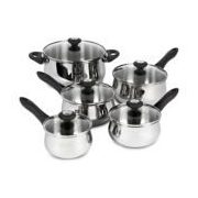 Lagostina Ticino Stainless -Steel Cookware Set - $169.99 (Up to 70% off)