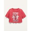 Loose Licensed Pop-Culture Cropped T-Shirt For Girls - $14.97 ($8.02 Off)