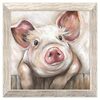 Lola Pig 19.25-Inch Square Framed Wall Art - $22.39 ($17.60 Off)