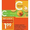 Compliments Snacking Crackers Or Rice Crackers - $2.49
