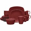 Noritake® Red On Red Swirl Square 16-Piece Dinnerware Set - $104.99 ($175.00 Off)