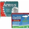 Aerius Allergy or Dual Action Tablets or Claritin Allergy or Allergy + Sinus Caplets - $19.99