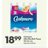 Cashmere Ultra Plus Bath Tissue - $18.99