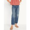 High-Waisted Slouchy Straight Ripped Jeans For Girls - $22.00 ($14.99 Off)
