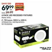 Bazz Led Recessed Fixtures - $69.99 ($30.00 off)
